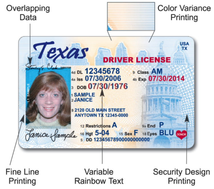 texas drivers license audit number change